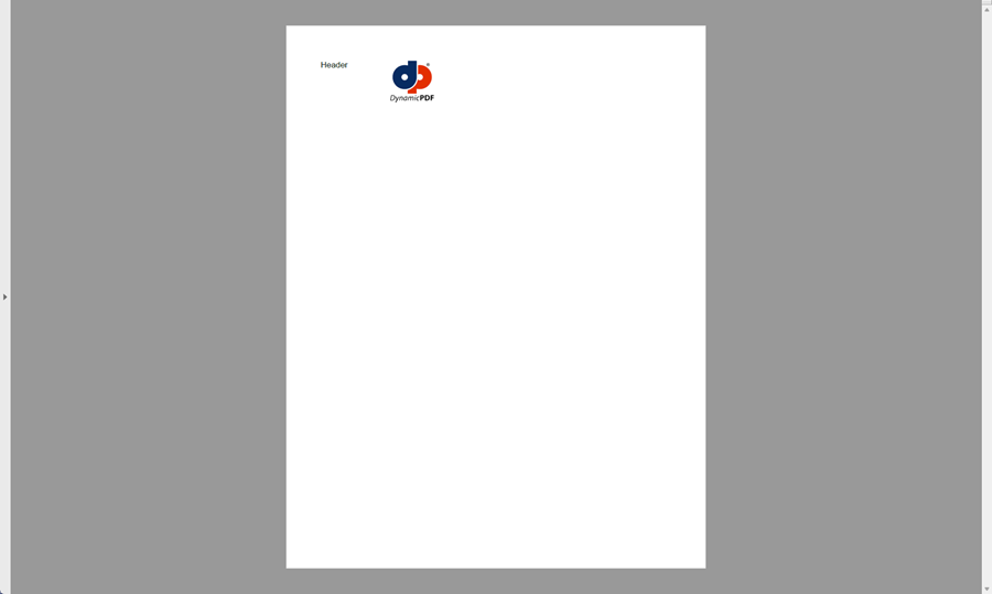 Template used to create a PDF using DynamicPDF Core Suite for .NET