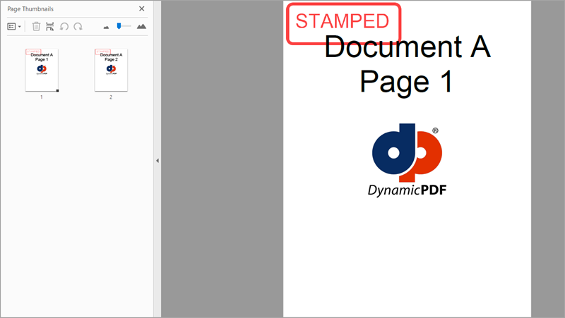 Image watermark added to all pages of a PDF.